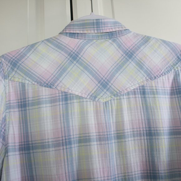 AEO | Vintage Boyfriend Flannel Shirt | Large - Picture 6 of 16